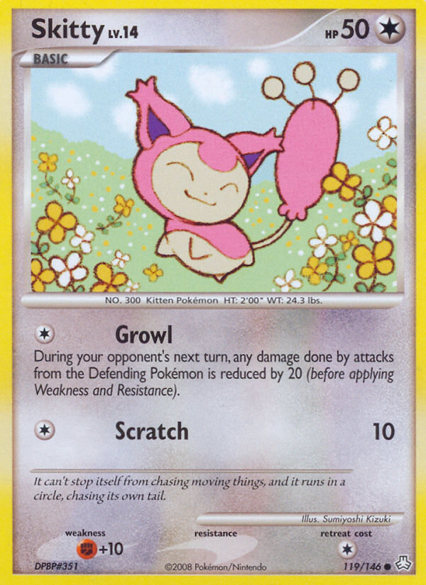 Skitty (119/146) [Diamond & Pearl: Legends Awakened] | Amazing Games TCG