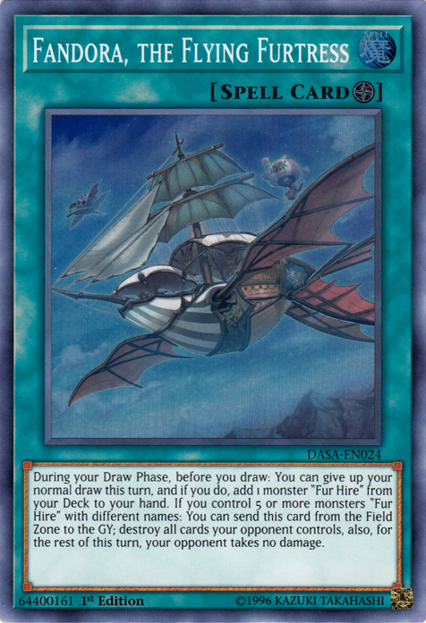 Fandora, the Flying Furtress [DASA-EN024] Super Rare | Amazing Games TCG