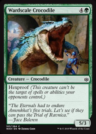 Wardscale Crocodile [War of the Spark] | Amazing Games TCG