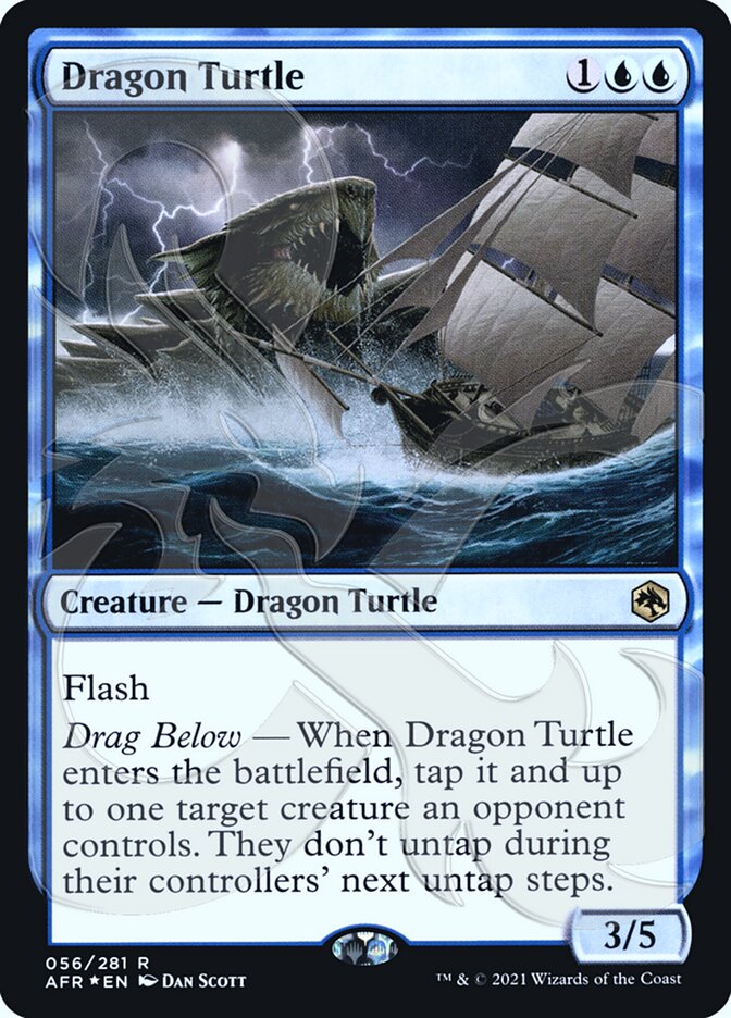 Dragon Turtle (Ampersand Promo) [Dungeons & Dragons: Adventures in the Forgotten Realms Promos] | Amazing Games TCG