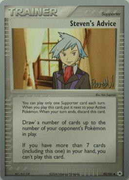 Steven's Advice (92/101) (Rocky Beach - Reed Weichler) [World Championships 2004] | Amazing Games TCG