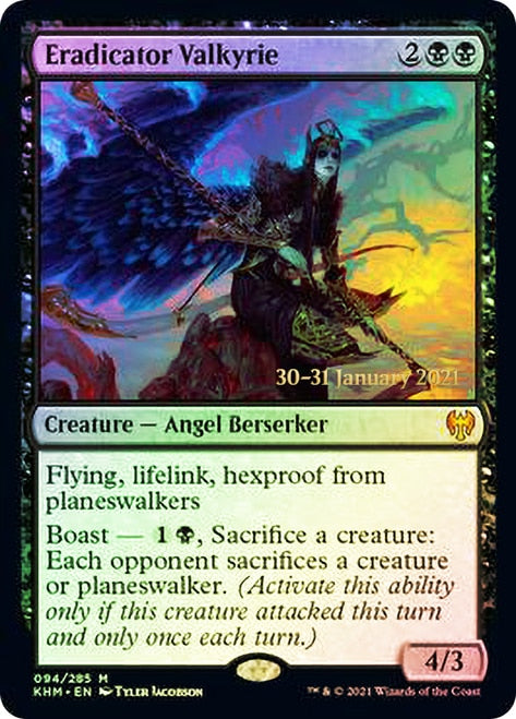 Eradicator Valkyrie  [Kaldheim Prerelease Promos] | Amazing Games TCG