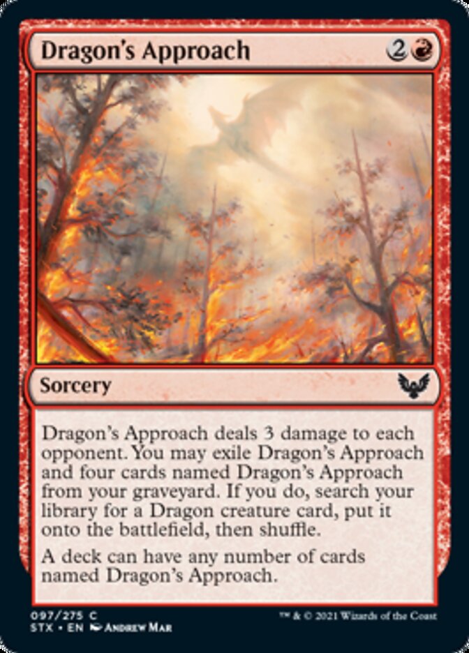 Dragon's Approach [Strixhaven: School of Mages] | Amazing Games TCG