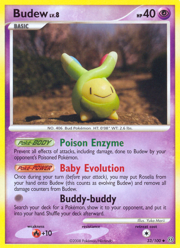 Budew (33/100) [Diamond & Pearl: Stormfront] | Amazing Games TCG