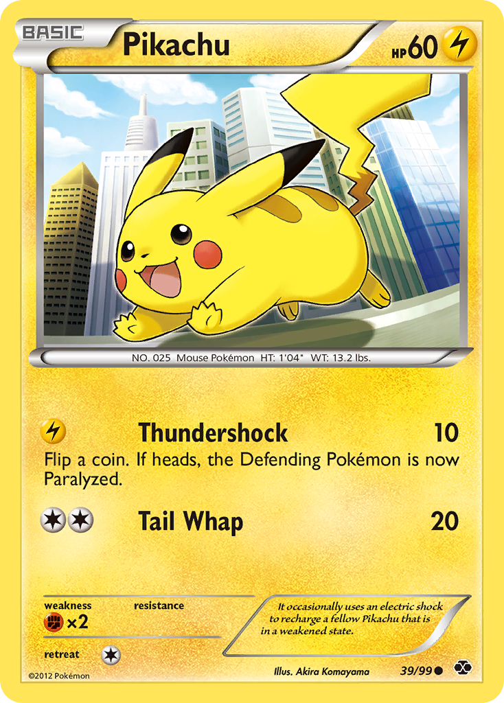 Pikachu (39/99) [Black & White: Next Destinies] | Amazing Games TCG