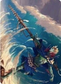 Tazeem Roilmage Art Card [Zendikar Rising Art Series] | Amazing Games TCG