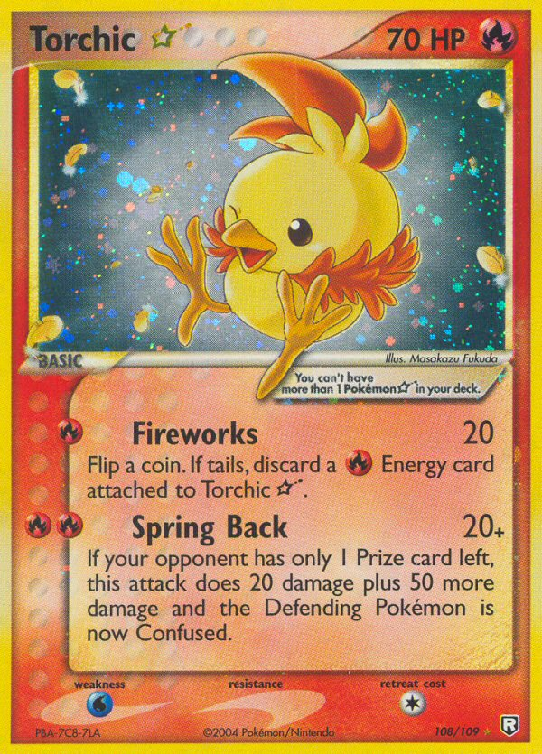 Torchic Star (108/109) [EX: Team Rocket Returns] | Amazing Games TCG