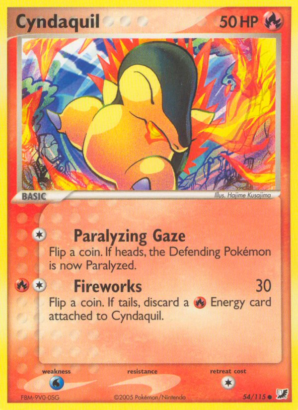 Cyndaquil (54/115) [EX: Unseen Forces] | Amazing Games TCG
