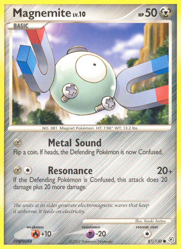 Magnemite (87/130) [Diamond & Pearl: Base Set] | Amazing Games TCG