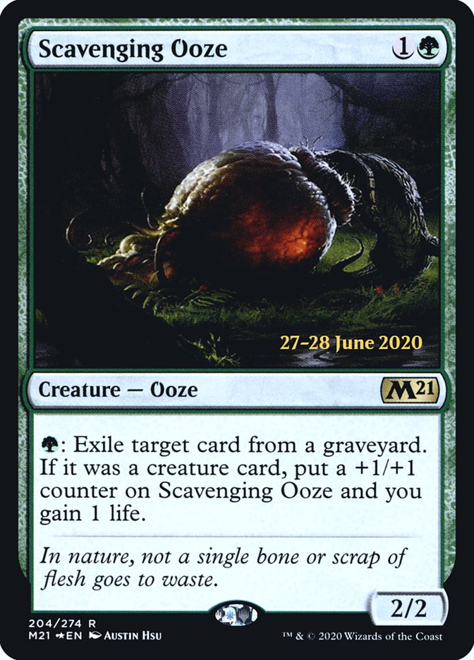 Scavenging Ooze  [Core Set 2021 Prerelease Promos] | Amazing Games TCG