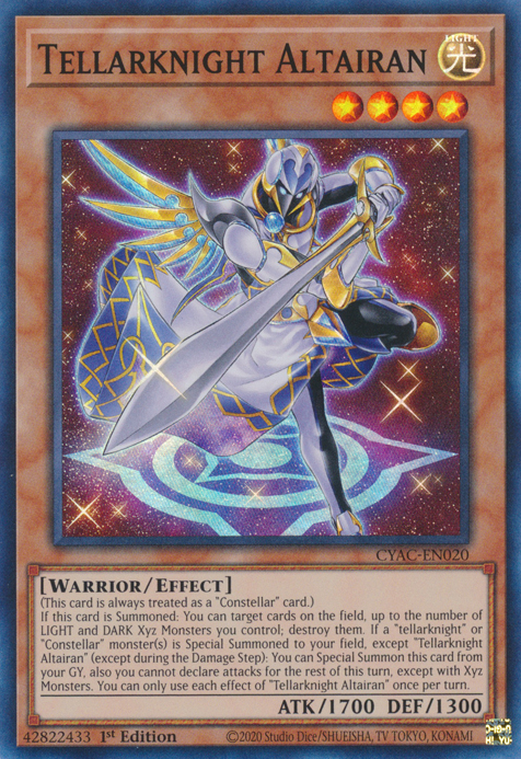 Tellarknight Altairan [CYAC-EN020] Super Rare | Amazing Games TCG