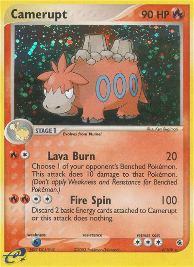 Camerupt (4/109) [EX: Ruby & Sapphire] | Amazing Games TCG