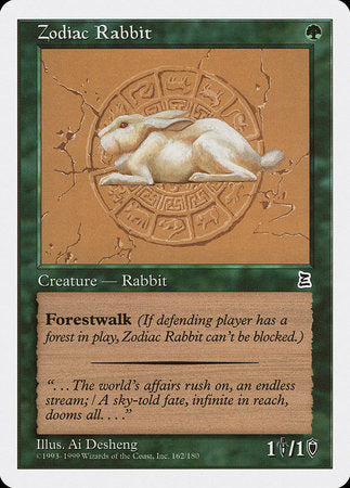 Zodiac Rabbit [Portal Three Kingdoms] | Amazing Games TCG