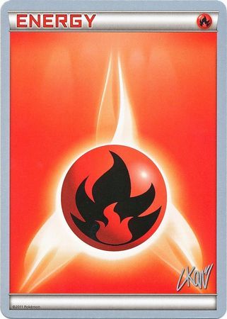 Fire Energy (Reshiphlosion - Christopher Kan) [World Championships 2011] | Amazing Games TCG