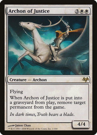 Archon of Justice [Eventide] | Amazing Games TCG