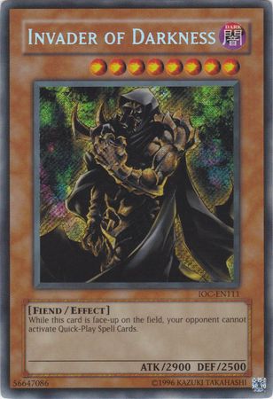 Invader of Darkness [IOC-EN111] Secret Rare | Amazing Games TCG