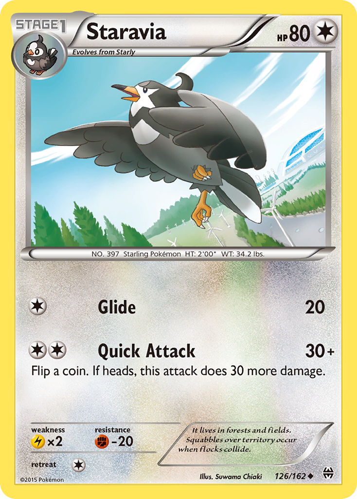 Staravia (126/162) [XY: BREAKthrough] | Amazing Games TCG