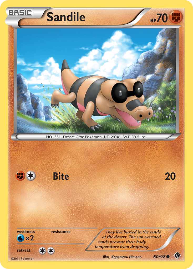 Sandile (60/98) [Black & White: Emerging Powers] | Amazing Games TCG