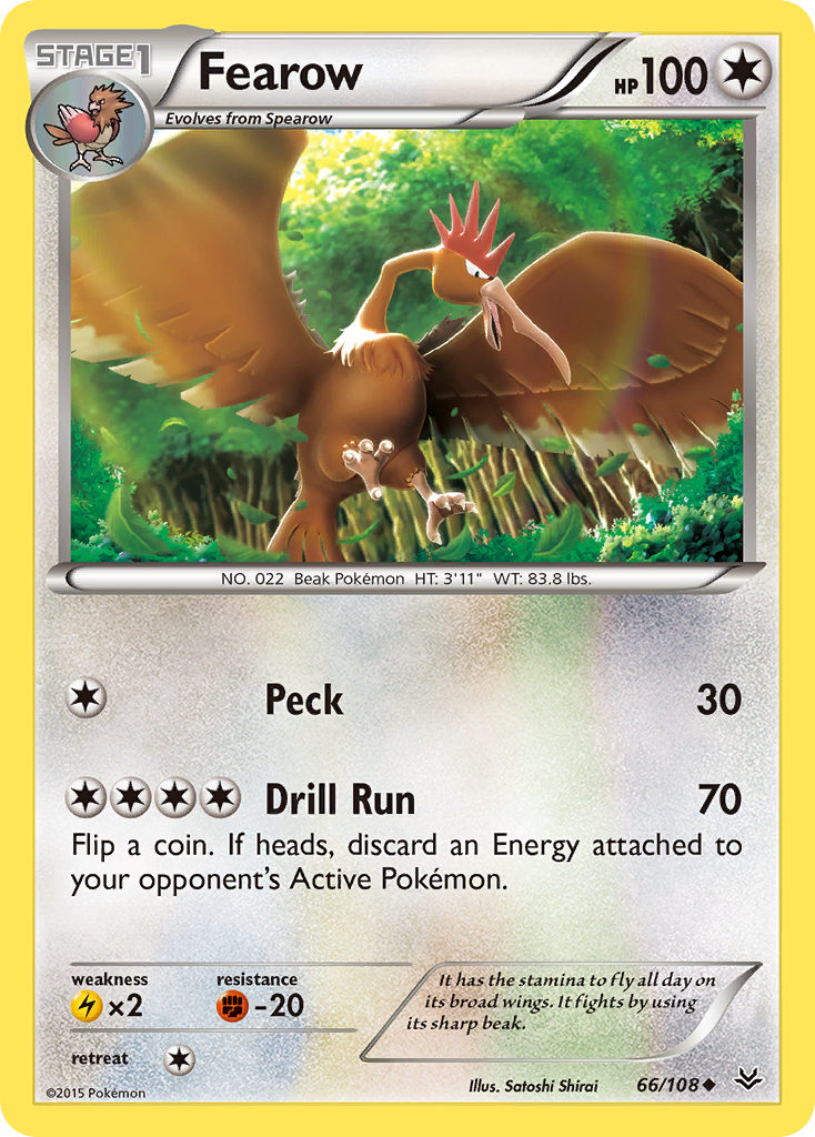 Fearow (66/108) [XY: Roaring Skies] | Amazing Games TCG