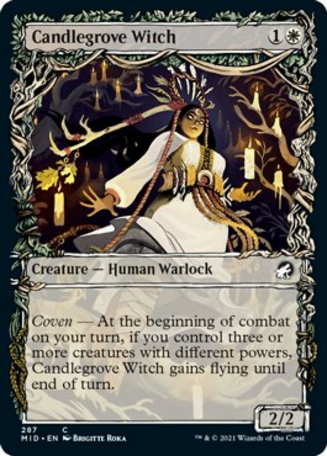 Candlegrove Witch (Showcase Equinox) [Innistrad: Midnight Hunt] | Amazing Games TCG