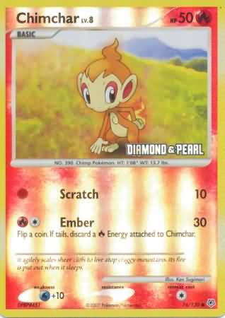 Chimchar (76/130) [Burger King Promos: 2008 Collection] | Amazing Games TCG