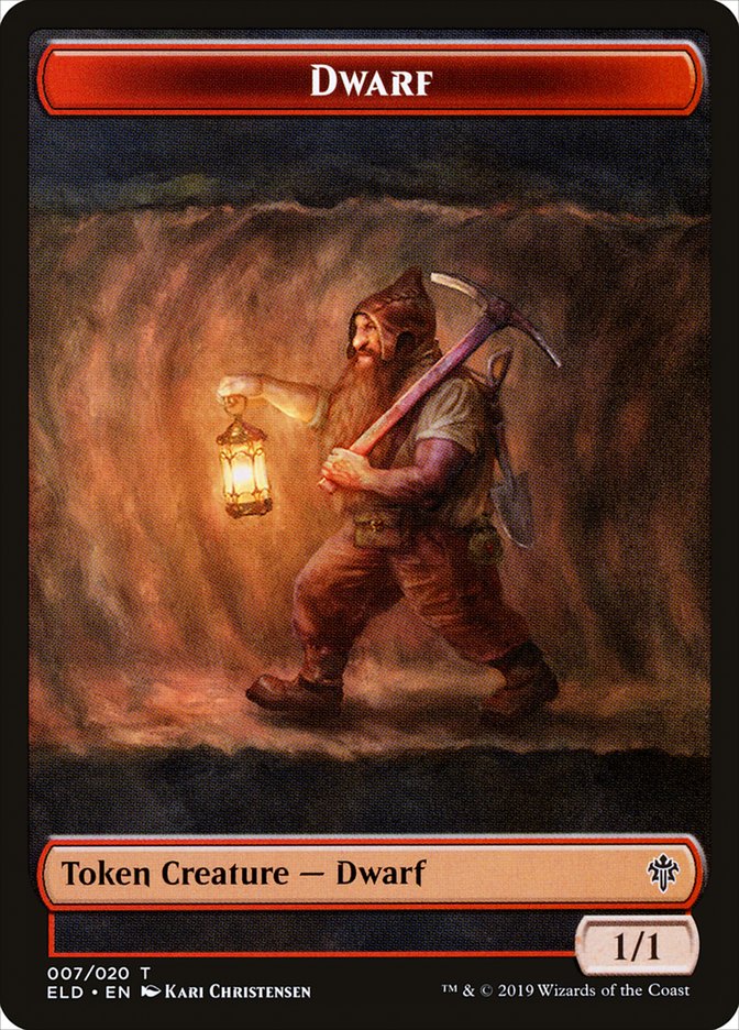 Dwarf [Throne of Eldraine Tokens] | Amazing Games TCG