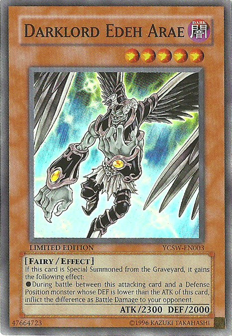 Darklord Edeh Arae [YCSW-EN003] Super Rare | Amazing Games TCG