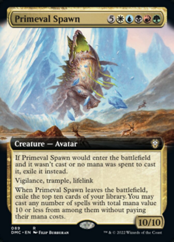 Primeval Spawn (Extended Art) [Dominaria United Commander] | Amazing Games TCG