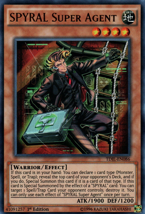 SPYRAL Super Agent [TDIL-EN086] Ultra Rare | Amazing Games TCG