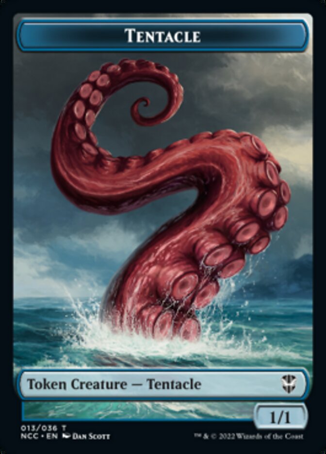 Tentacle // Clue Double-sided Token [Streets of New Capenna Commander Tokens] | Amazing Games TCG