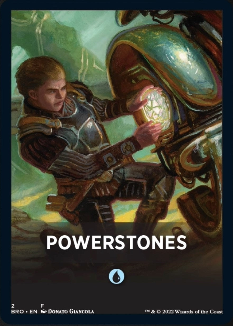 Powerstones Theme Card [The Brothers' War Tokens] | Amazing Games TCG