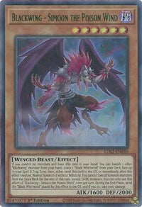 Blackwing - Simoon the Poison Wind (Green) [LDS2-EN040] Ultra Rare | Amazing Games TCG