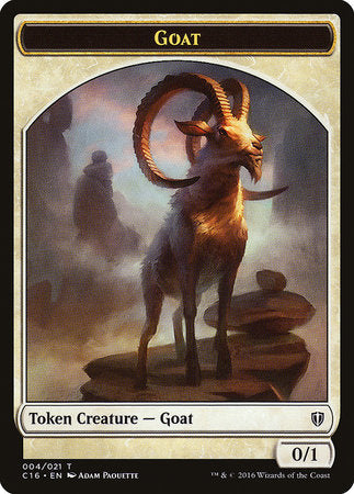 Goat // Thopter Double-sided Token [Commander 2016 Tokens] | Amazing Games TCG