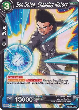 Son Goten, Changing History (DB3-106) [Giant Force] | Amazing Games TCG