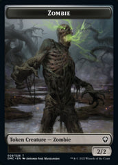 Phyrexian // Zombie Double-sided Token [Dominaria United Tokens] | Amazing Games TCG