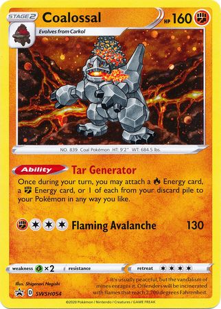 Coalossal (SWSH054) [Sword & Shield: Black Star Promos] | Amazing Games TCG