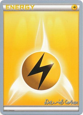 Lightning Energy (Twinboar - David Cohen) [World Championships 2011] | Amazing Games TCG