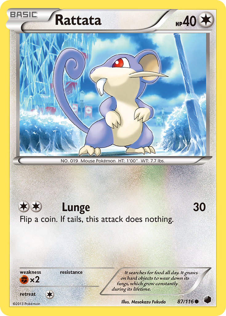 Rattata (87/116) [Black & White: Plasma Freeze] | Amazing Games TCG