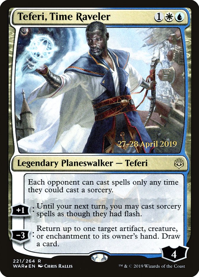 Teferi, Time Raveler  [War of the Spark Prerelease Promos] | Amazing Games TCG