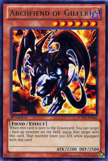 Archfiend of Gilfer [LCYW-EN042] Rare | Amazing Games TCG