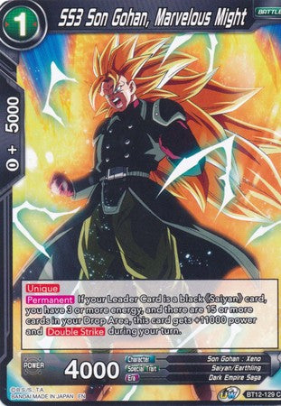 SS3 Son Gohan, Marvelous Might (BT12-129) [Vicious Rejuvenation] | Amazing Games TCG