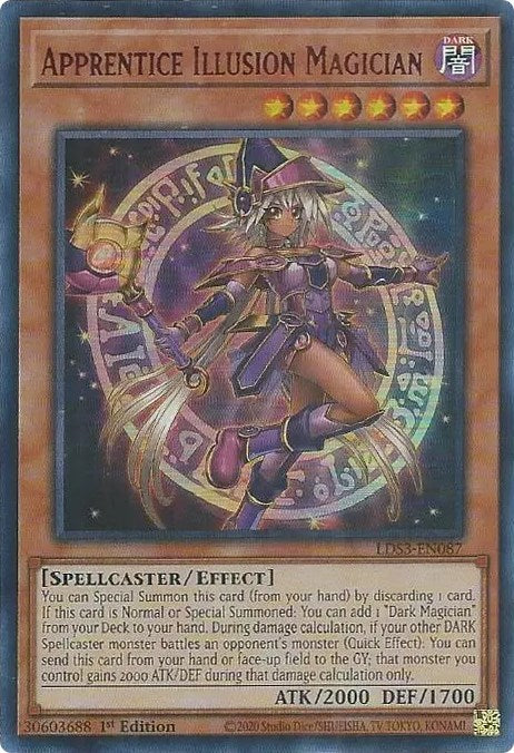 Apprentice Illusion Magician (Red) [LDS3-EN087] Ultra Rare | Amazing Games TCG