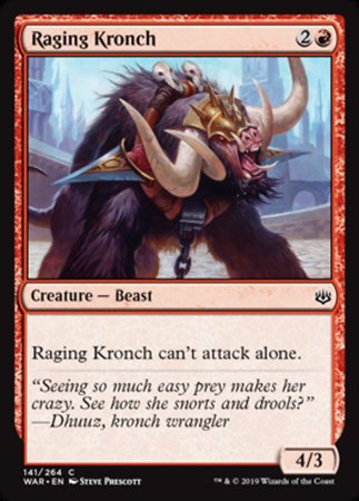 Raging Kronch [War of the Spark] | Amazing Games TCG