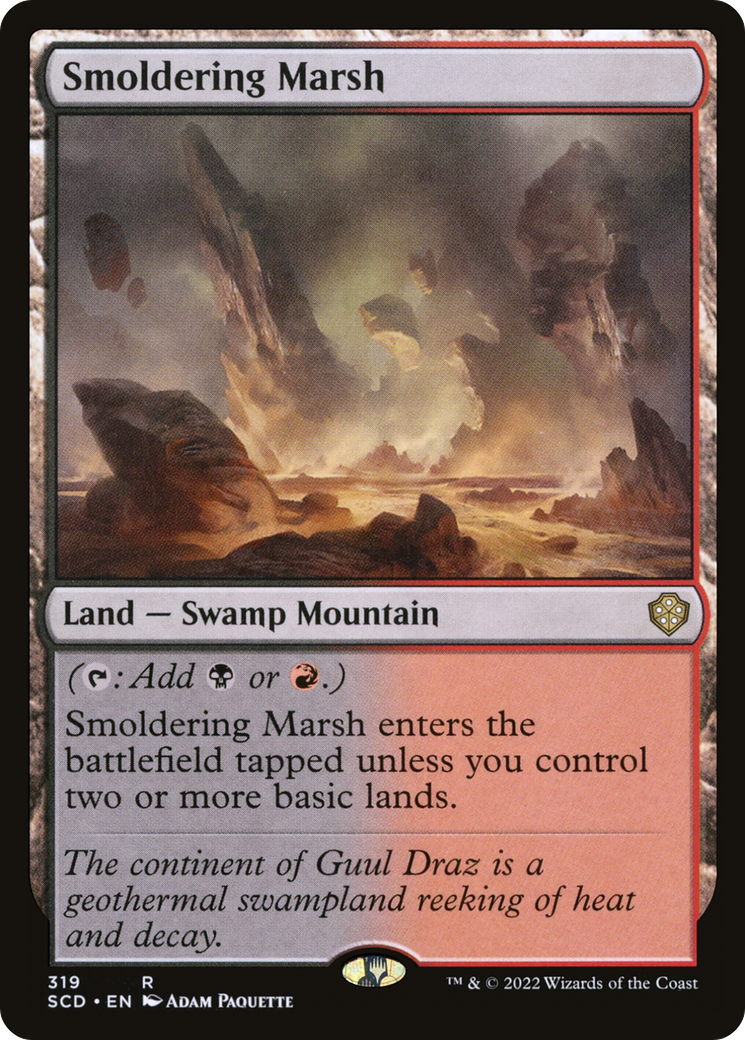 Smoldering Marsh [Starter Commander Decks] | Amazing Games TCG