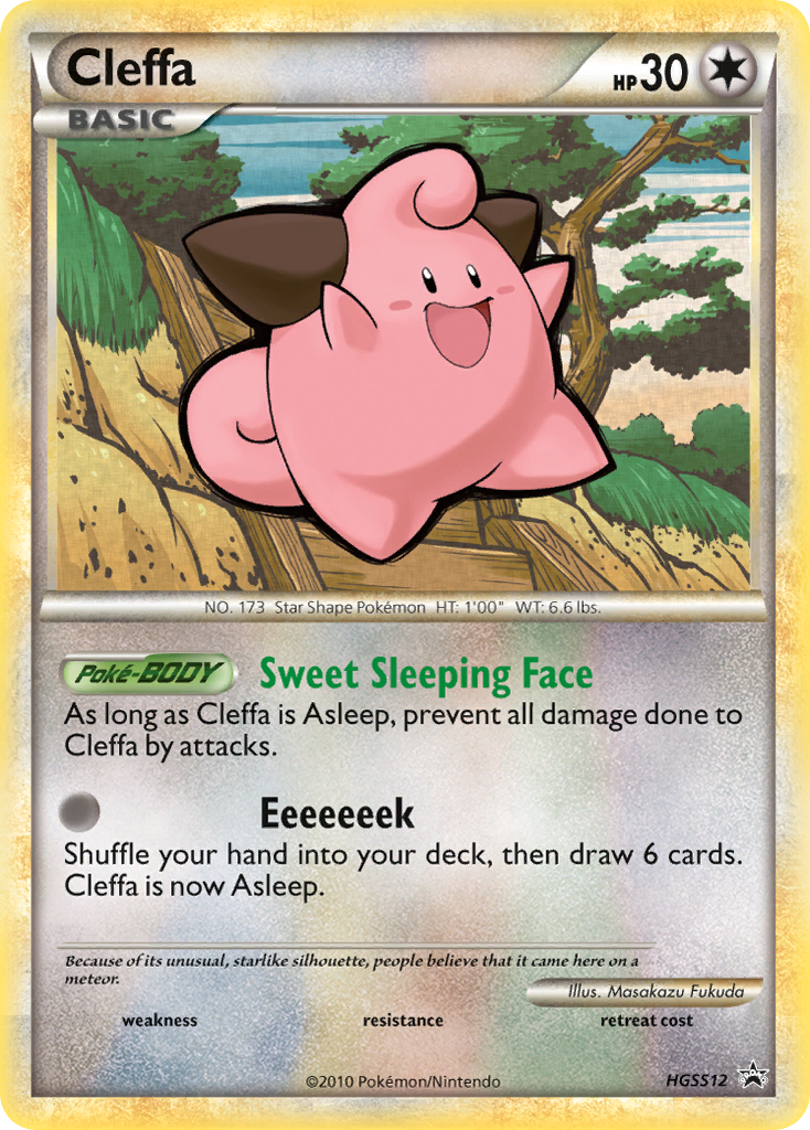 Cleffa (HGSS12) [HeartGold & SoulSilver: Black Star Promos] | Amazing Games TCG