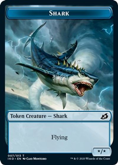 Angel Warrior // Shark Double-Sided Token [Challenger Decks 2021 Tokens] | Amazing Games TCG