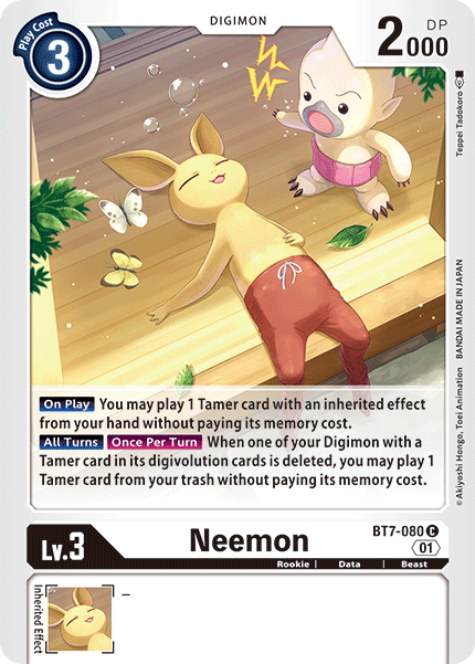 Neemon [BT7-080] [Next Adventure] | Amazing Games TCG