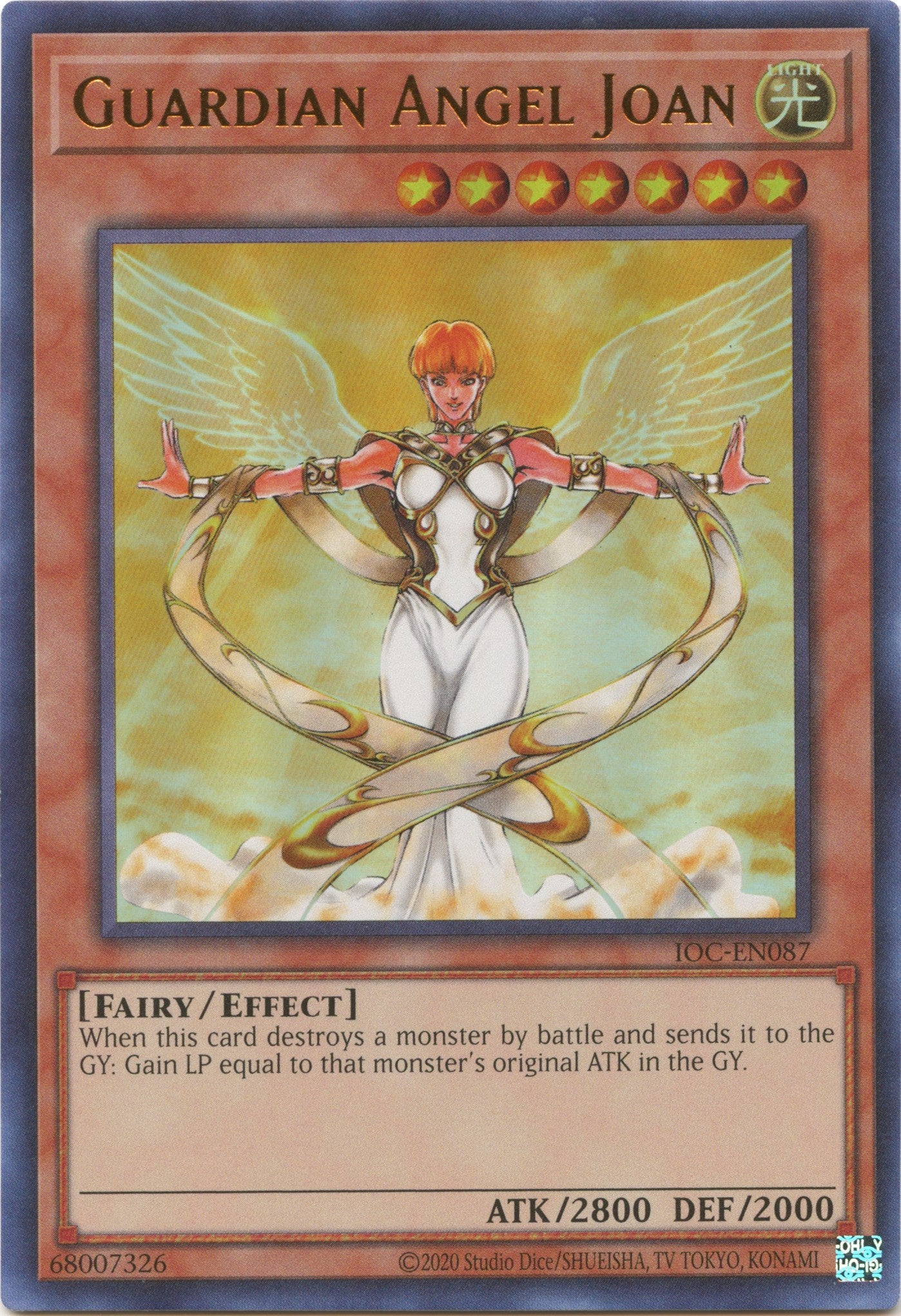 Guardian Angel Joan (25th Anniversary) [IOC-EN087] Ultra Rare | Amazing Games TCG