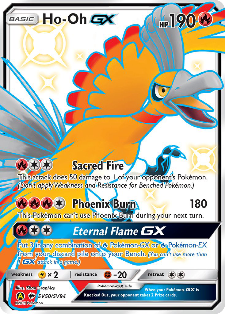 Ho-Oh GX (SV50/SV94) [Sun & Moon: Hidden Fates - Shiny Vault] | Amazing Games TCG