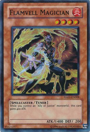 Flamvell Magician [HA01-EN008] Super Rare | Amazing Games TCG